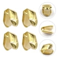 thumbnail image 6 of 4pcs Gold Plated Hip-hop Teeth Braces Hip Hop Single Teeth Grill Caps for Adults, 6 of 8