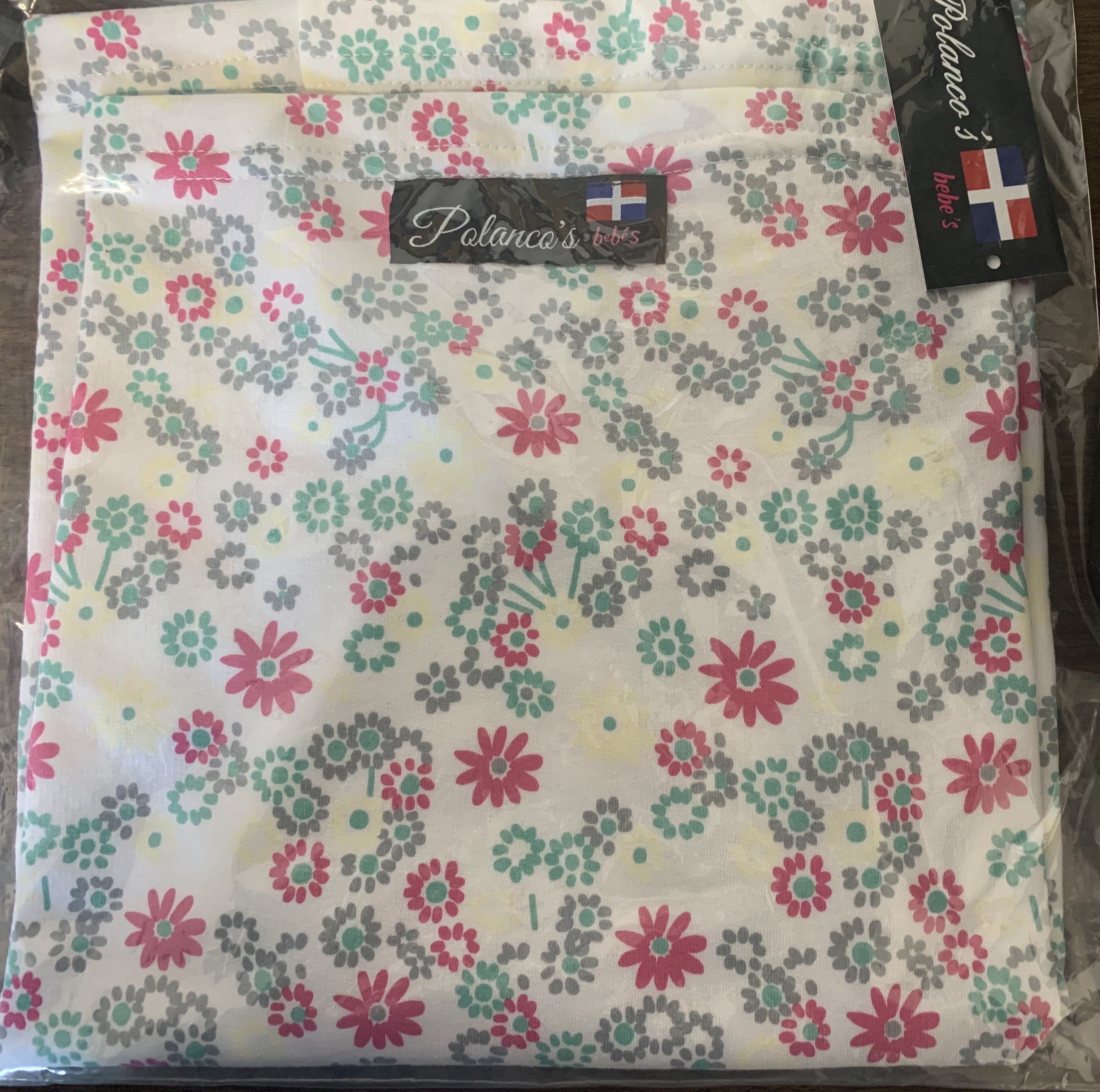 Blue and pink All-in-one multicolor floral infant cover