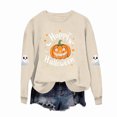 thumbnail image 6 of YUANxueke Boys & Girls Fleece Sweatshirt, Long Sleeve Cute Pumpkin Print Oversized Shirt, Casual Crewneck Loose Fit Pullover, 6 of 6