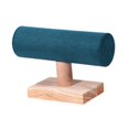 thumbnail image 3 of Soporte para pulseras, expositor de joyas, estante de almacenamiento, base de madera, organizador de pulseras para Verde oscuro, 3 of 9