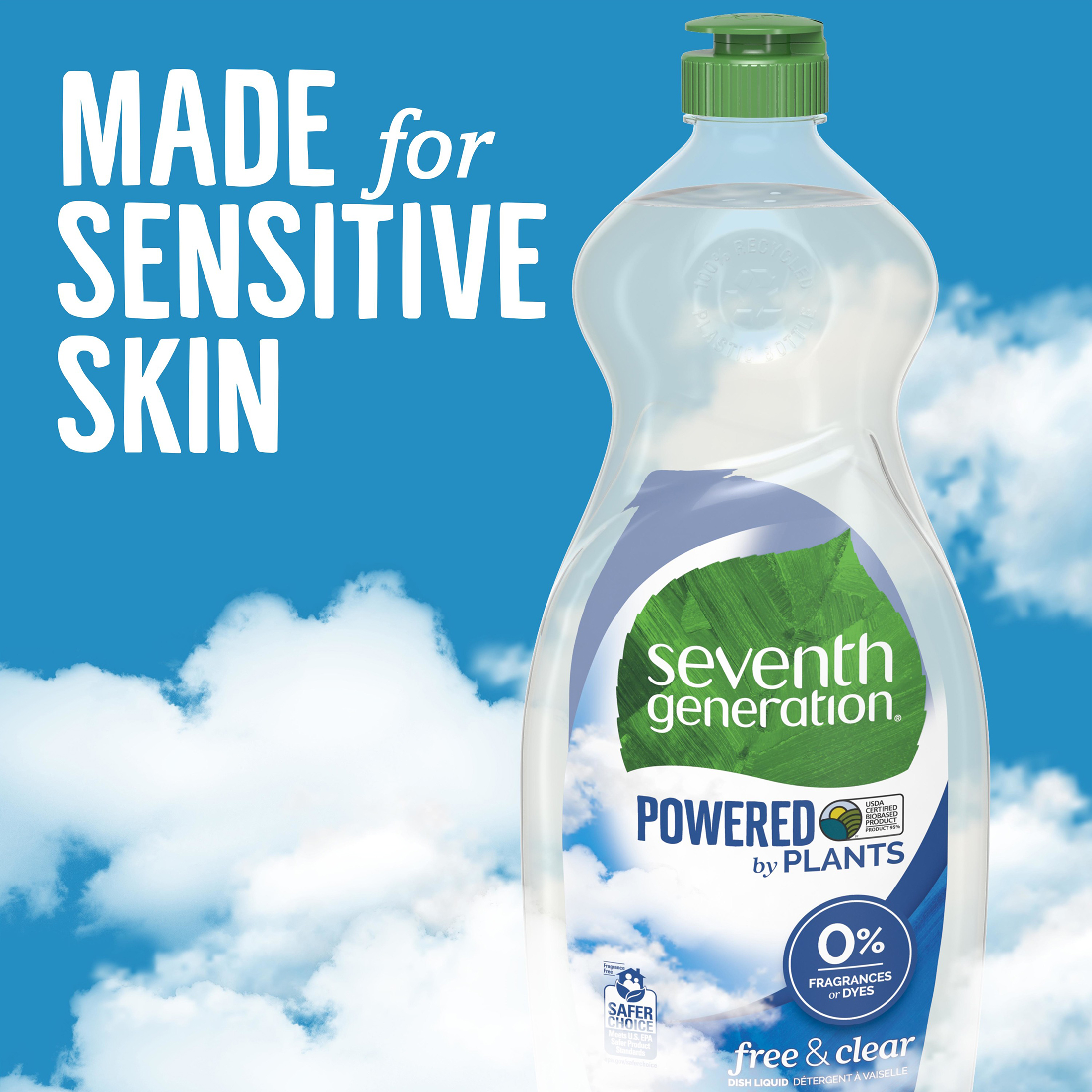 SVG Dish Liquid Soap Biodegradable Formula Free & Clear 25 oz - image 3 of 15