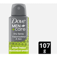 thumbnail image 4 of Dove Men+Care Antiperspirant Deodorant, 72HR Protection, Goes on Instantly Dry, Moisturizing Cream, Dry Spray, Sport Fresh Scent, 107g, 3 Pack, 4 of 6