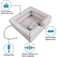 thumbnail image 2 of Inflatable Bedside Shampoo Basin Kit with Water Bag, Shower, Shawl, Cushion, for Disabled& Elderly Bed Easy, Pregnancy, Bedridden Or Post-Surgical Pat, 2 of 5
