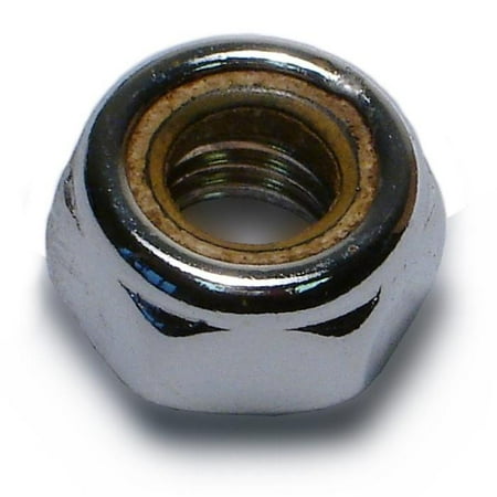 

10mm-1.25 Chrome Class 6 Nylon Insert Lock Nuts (10 pcs.)