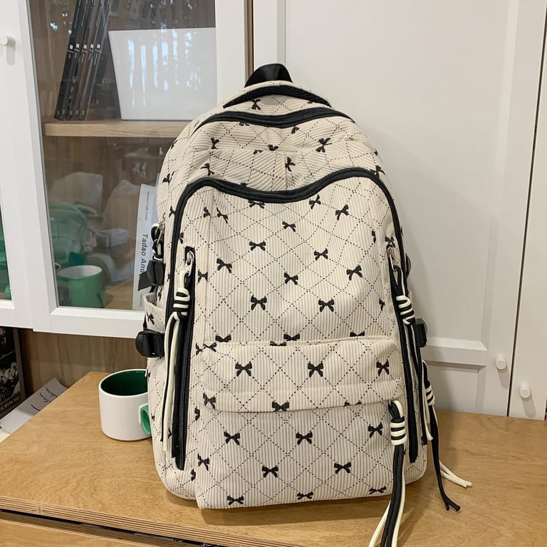 Zenana COQUETTE BOW CORDUROY BACKPACK Bow Backpack for Women Cute Coquette Backpack with Bow  main image 2