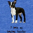 thumbnail image 2 of CafePress - I Love My Boston Terrier - Cute Infant Baby Football Bodysuit, 2 of 3