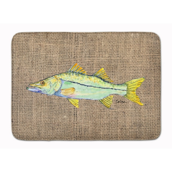 Fish - Snook Machine Washable Memory Foam Mat
