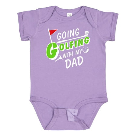 

Inktastic Going Golfing with My Dad- Kids Golf Gift Baby Boy or Baby Girl Bodysuit