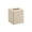 Khaki, variant on Faux Leather Striped Square Tissue Box Cover For Living Room Coffee Table Bathroom And Dining Room White 1 Count