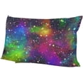 thumbnail image 7 of Abstract Bright Universe Velvet Oblong Lumbar Plush Throw Pillow Cover/Shams Cushion Case 20x30in Decorative Invisible Zipper Design for Couch Sofa Pillowcase Only, 7 of 7