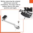 thumbnail image 4 of Fovplue Palanca De Cambio De Talón Con Clavija De Cambio Trasera Para Harley 1986-2017 Fl Softail 1988 Y Posteriores Touring Cvo Road Glide Street Glide Electra Glide Road King Y Trike 2008 Y Posterio, 4 of 5
