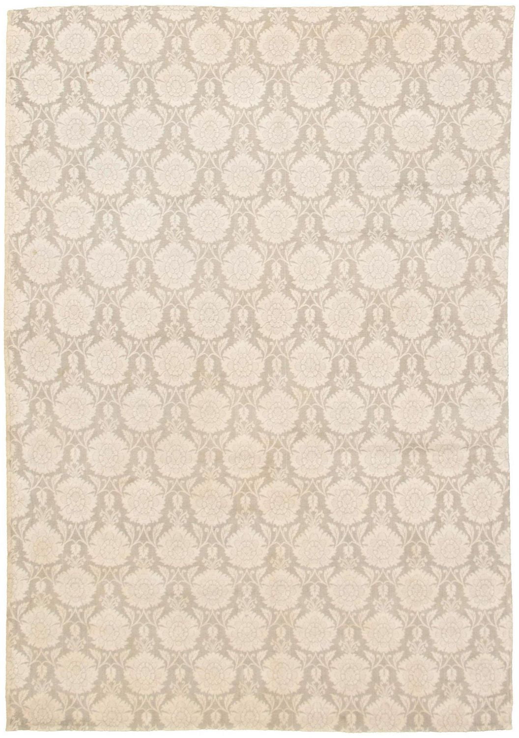 ECARPETGALLERY 4'7" x 6'5"  Floral Collage Handmade Area Rug for Living Room, Dining Room and Bedroom in Grey