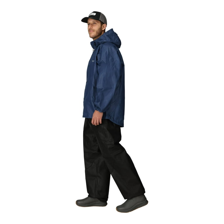 Frogg Toggs Classic All-Sport Rain Suit, Royal Blue and Black