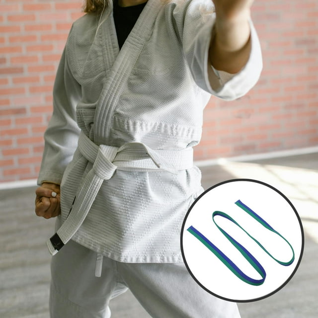 OULII Karate Kid Costume Karate Belt Comfortable Wrap Adjustable Length Summer Days 1Set