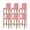 Red, variant on Red White Plaid Bar Stool Covers Set of 6, Modern Farmhouse Buffalo Check Gingham Stretch Washable Bar Chair Covers with Backs, Removable Pub Counter Height Chair Cover for Kitchen Dining Room Cafe