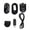 Black, variant on YAHHU Body Worn Camera HD Wearable Portable Small Camcorder Sport Action Recorder for Work Travel Pet Walking Pocket Video Camera for Law Enforcement Security Guard with Built-in Battery Black