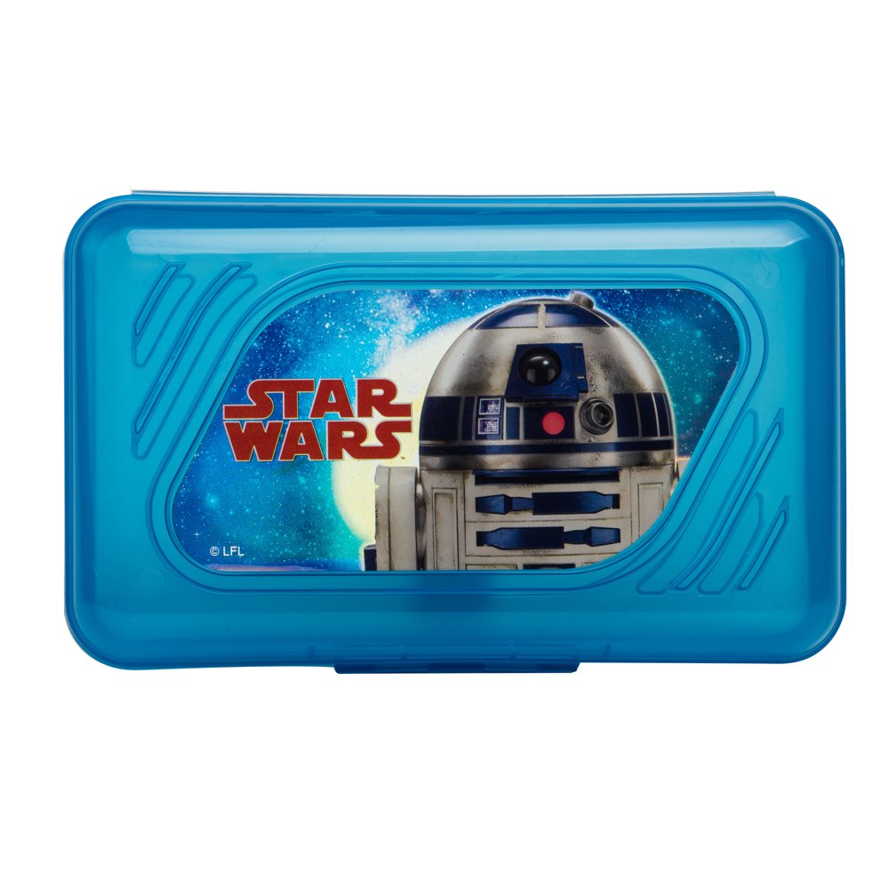CraZArt School Quality Star Wars R2D2 Pencil Box, Blue