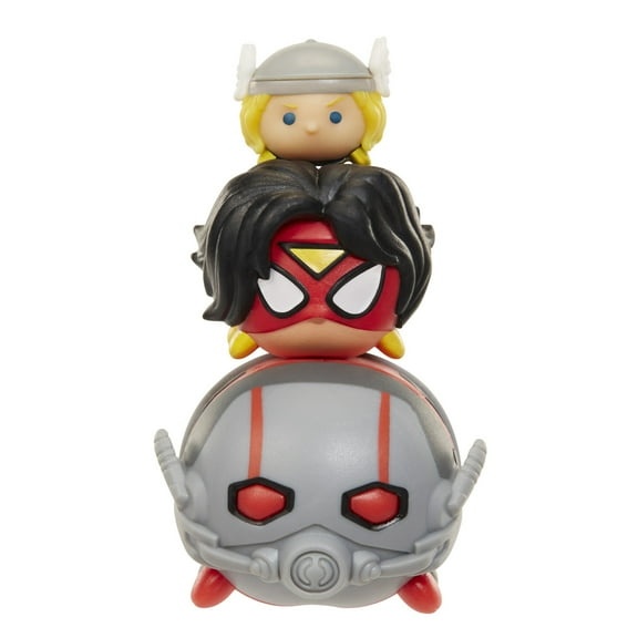 Marvel Tsum Tsum 3-Pack Figures - Antman/Spider Woman/Thor