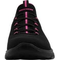 thumbnail image 2 of Skechers Women's Summits Black/Fuchsia Sneaker 8.5 M US, 2 of 5