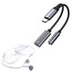 thumbnail image 1 of Cables Audio Y Vídeo Convertidores Tipo C A 3 5 Mm (gris), 1 of 9