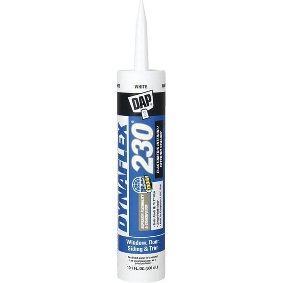 12 Pack Dap 18300 DYNAFLEX 230 Premium Indoor/Outdoor Sealant - White 10.1-oz Cartridge (18275)