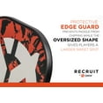 thumbnail image 5 of Recruit by ONIX Pickleball Polypropylene Core V4 Paddle for All Ages and Skill Levels, Orange/Black, 7.6 oz, New, 5 of 17
