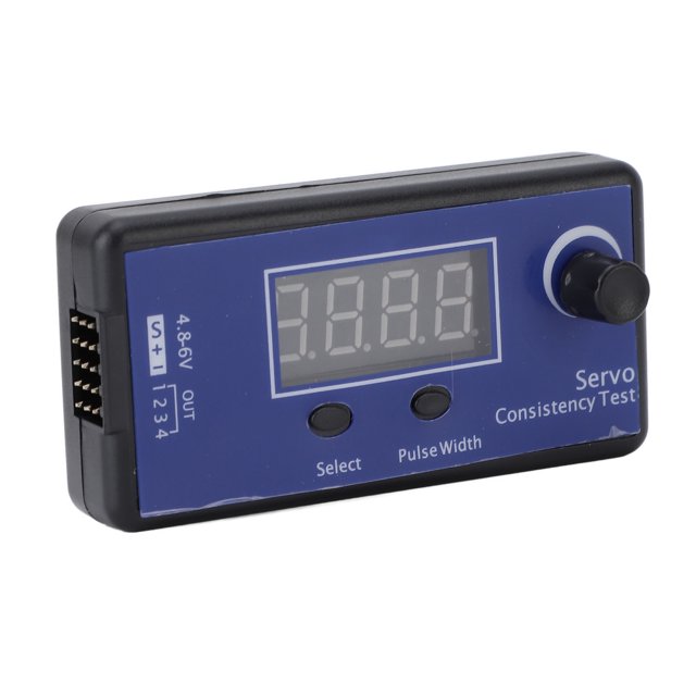 Probador de Consistencia RC ESC ANGGREK servoprobador Digital Con Batería Fácil de Usar Para Avión RC