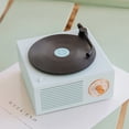 thumbnail image 1 of EGNMCR Sound Machine Retro Bluetooth 5.0 Vinyl Record Player Speaker Strong Bass Portable Paper puzzle, 1 of 2