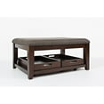 thumbnail image 3 of Jofran Twin Cities Contemporary Brown 38" Ottoman Coffee Table, 3 of 5