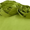 thumbnail image 5 of JWH 3D Rectangle Grass Green Velvet Flower Throw Pillow Covers  for Bed Sofa Chair Decor 12x20inch, 5 of 8