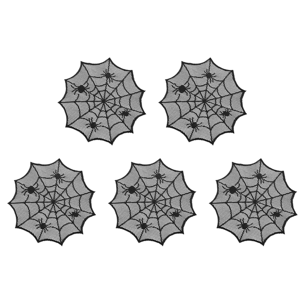 Manteles Individuales Tela Araña Halloween Resistentes Al Calor (1 Unidad)