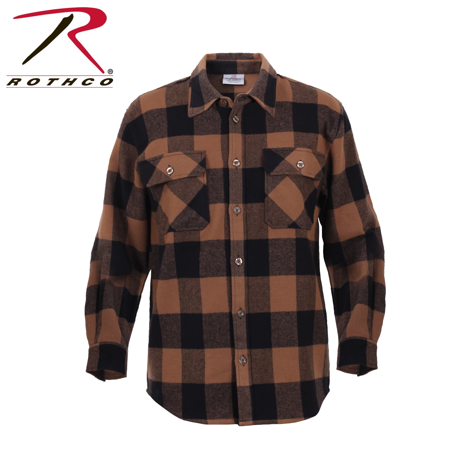 Brown mens flannel Clearance