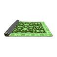 thumbnail image 2 of Ahgly Company Indoor Square Oriental Green Traditional Area Rugs, 5' Square, 2 of 4