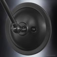 thumbnail image 5 of Luxury Traditional Indoor Wall Sconce, 14.375''H x 8.25''W, with Modern Farmhouse Style Elements, Colonial Design, Midnight Black Finish and Black, UHP3321, 5 of 6