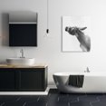 thumbnail image 3 of Stupell Industries Donkey Bathroom Splash Animals & Insects Painting Gallery Wrapped Canvas Art Print Wall Art, 30 x 40, 3 of 8