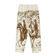 thumbnail image 5 of Goofa Western Desert Cowboys1 Printed Soft Pajama Pants for Women, Wide Leg Comfy Casual Lounge Yoga Pants-XX-Large, 5 of 9