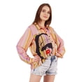 thumbnail image 3 of Inkmeso Printed Long Sleeve Oversized Shirt For WoMen's Loose Fit Button-Down Shirts Tunic, 3 of 7