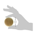 thumbnail image 5 of Laurey 32701 2" Au Natural Wood Mushroom Knob, 5 of 5