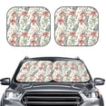 thumbnail image 2 of Sikiie Lilies Flowers Print Foldable Car Windshield Sun Visor, Car Window Sunshade Suitable for Sedan, SUV and Truck Car Accessories-Medium, 2 of 6