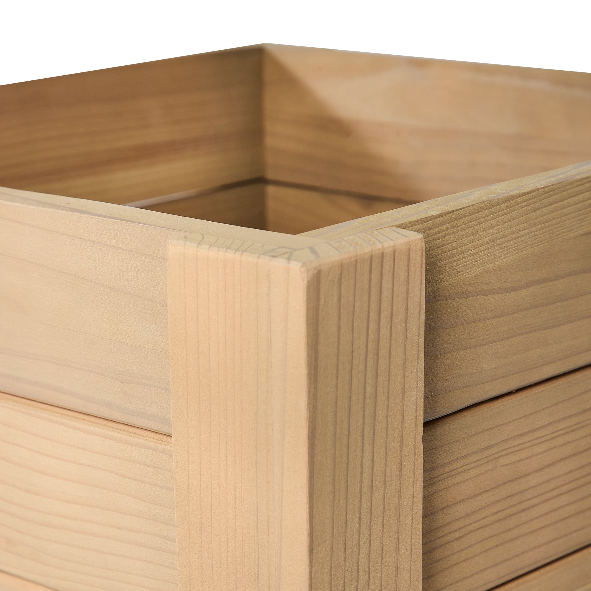 Better Homes & Gardens 16 in Tall Wood Planter