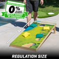thumbnail image 3 of GoSports Juego Cornhole de Madera Premium de Tamaño Reglamentario de 4'x2' - Diseño Temático de Golf, 3 of 5