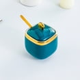 thumbnail image 4 of Dsseng ​​ Ceramic Sugar Bowl with Lid & Spoon - Airtight Condiment Jar for Countertop Salt Spices Seasonings | Rustic Kitchen Canister for Coffee Bars & Dining Table Decor​​, 4 of 8