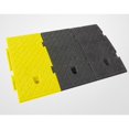 thumbnail image 2 of Baohd Portable Curb Ramp Wheelchair Threshold Ramp Kerb Ramp Non-slip 11cm Green Yellow 11cm, 2 of 6