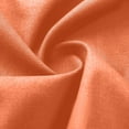 thumbnail image 6 of Cotton Linen Shirts Womens Zip Up Lapel Collar Tops Short Sleeve Summer Dressy Casual Blouses with Chest Pocket (M, Orange), 6 of 6
