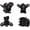 Bright Black, variant on 24 count Mini Claw Hair Clips,10mm/0.39 Inch Plastic Hair Claw Clips,Clear Hair Clamp for Girls Women and
