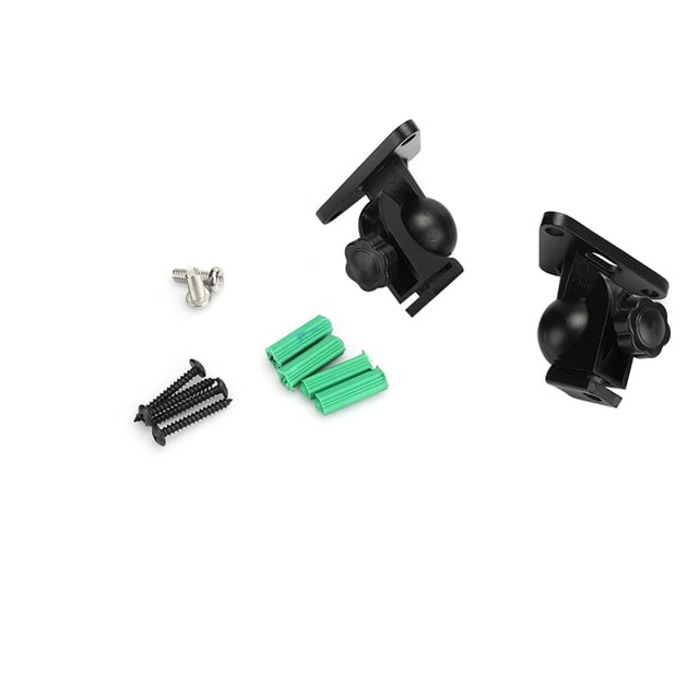 Un par WiFi inalámbrico de audio inteligente metal negro colgante soporte percha para Sonos Play: 1