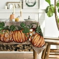 thumbnail image 3 of Fall Tablecloth 60×84 Inch Rectangular, Thanksgiving Autumn Harvest Orange Wood Plank Grain Pot Pumpkin Table Cover for Party Picnic Dinner Decor, 3 of 6