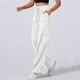 thumbnail image 2 of Pantalones deportivos de cintura alta y pierna ancha con bolsillos para mujer: pantalones joggers informales y prácticos para ropa deportiva, tejido Dacron, 2 of 4