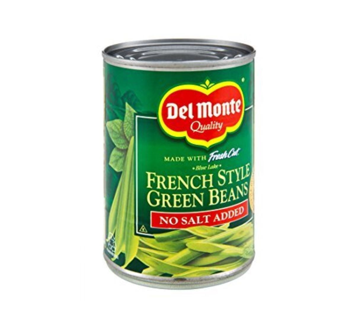 Del Monte No Salt Added French Style Green Beans 14.5 oz Can, Quantity