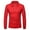 Red, variant on Men's Fashion Casual Long Sleeved Solid Color Quarter Button Up Lapel Self-cultivation Top Orange 8(L)